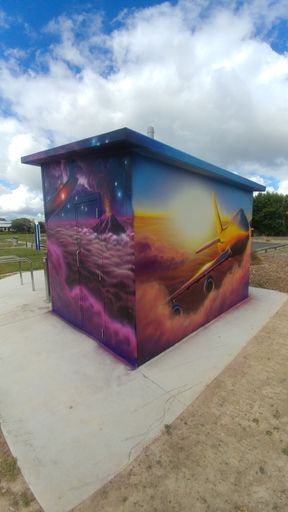 Mural on Toilet Block, Mahinga Reserve - Resource cover image