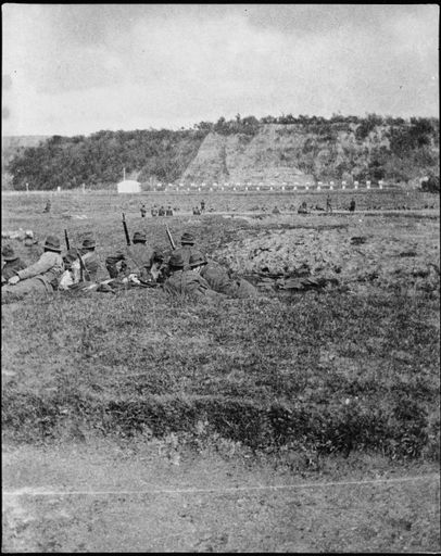New Zealand Rifle Brigade at Hokowhitu Rifle Range