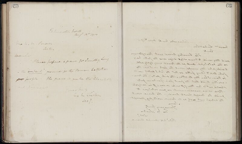 Outwards Correspondence of the Palmerston North Cemetery Trustees, 1898 -1902 93