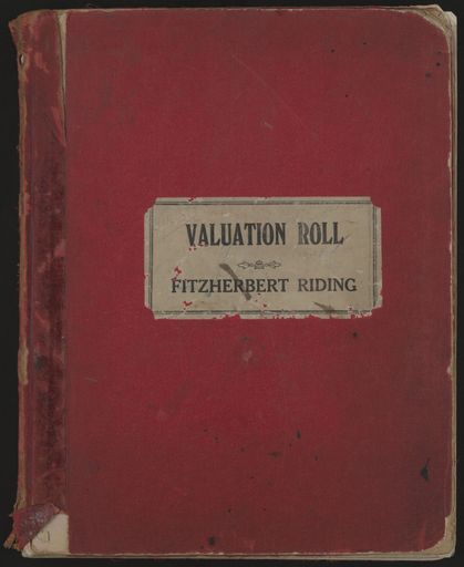 Valuation Roll, Fitzherbert Riding - Resource cover image