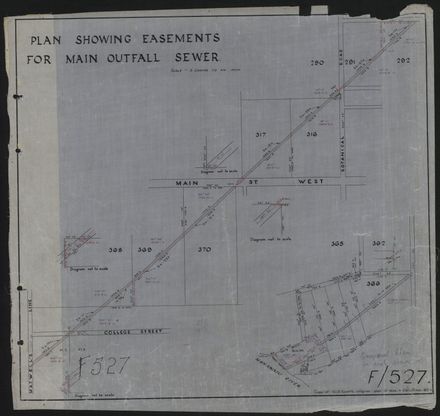 Survey Plans (subdivisions) 1938 - 1951