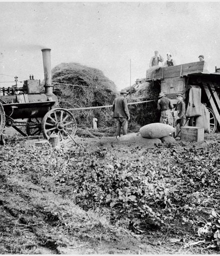 Threshing Mill at work, Penny's Line