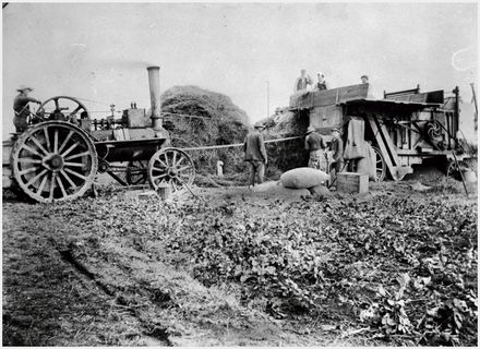 Threshing Mill at work, Penny's Line