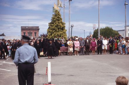 Haka Pōwhiri Performed at the Palmerston North Centenary Events in the Square