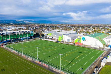 Aerial View of Central Energy Trust Arena
