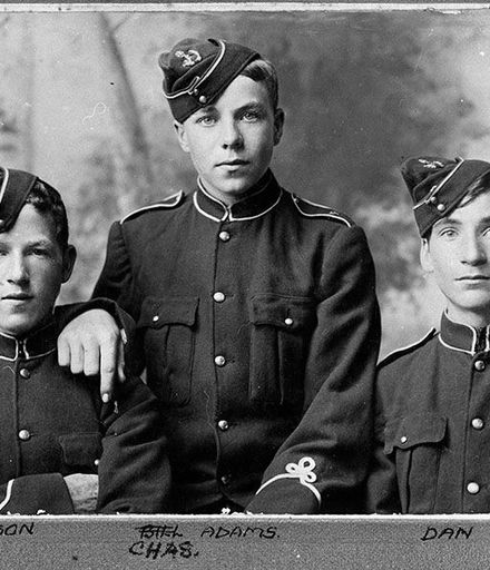 Three Members of the Palmerston North Cadets