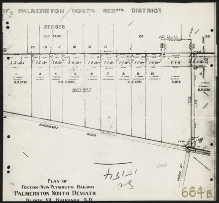 Survey Plans (subdivisions) 1938 - 1951