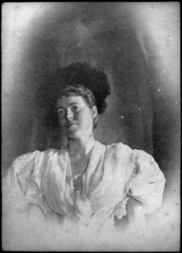 Mrs Ethel Russell of "Whare Rata", Fitzherbert West
