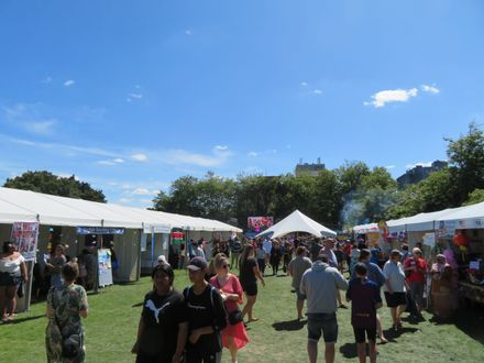 Crowds at the Festival of Cultures