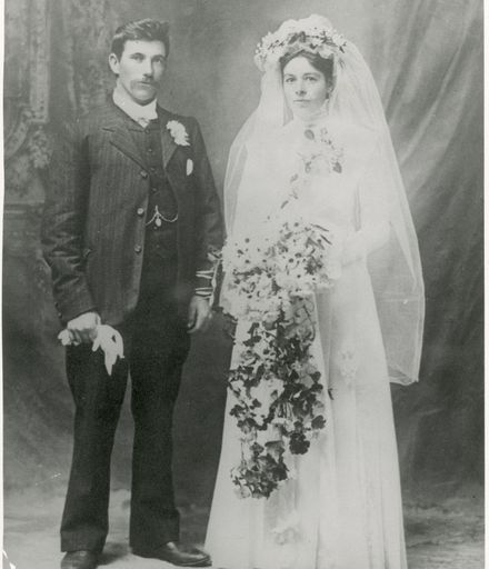 Wedding Portrait of John and Emily Hill