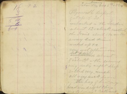 Shipboard diary p9