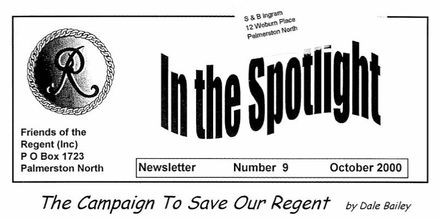 "In the Spotlight" - the magazine of the Friends of the Regent (Theatre)