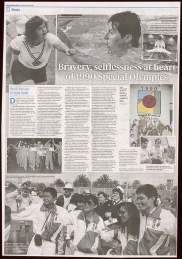 Back Issues:  Bravery, selflessness at heart of 1990 Special Olympics