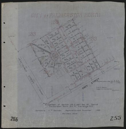 Survey Plans (subdivisions) 1902 - 1939