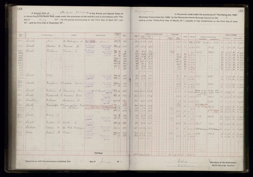 Rate book, 1911-1912 - 2021Pa_PNCC2-23-2-V19_034000-0121
