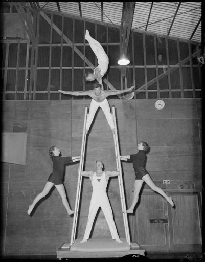 "Practice For Gymnastic Display"