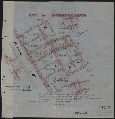 Survey Plans (subdivisions) 1938 - 1951