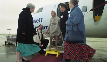 Madge Allsop Arrives in Palmerston North