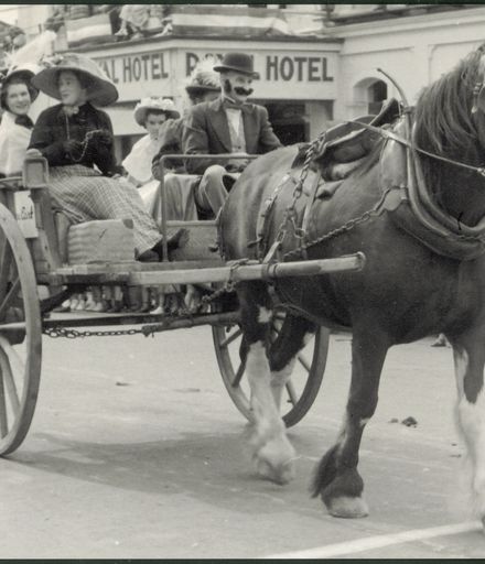 Cart Load of Costumed People - 1952 Jubilee Celebrations