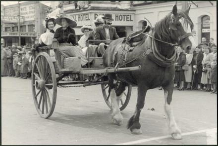 Cart Load of Costumed People - 1952 Jubilee Celebrations