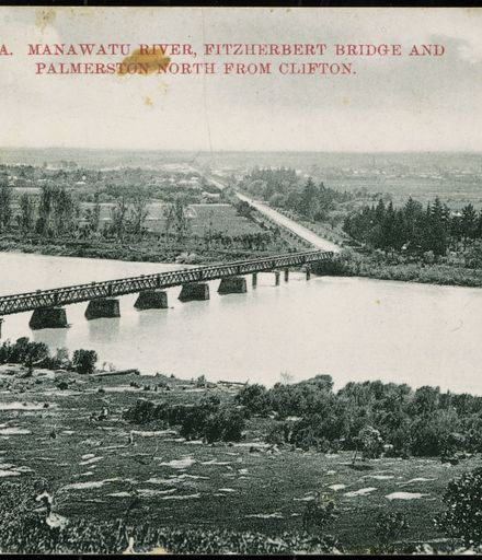 Fitzherbert Bridge, c 1902 1