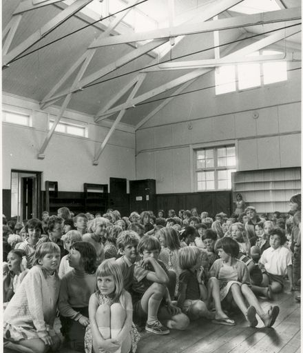 Last Assembly in West End School Hall