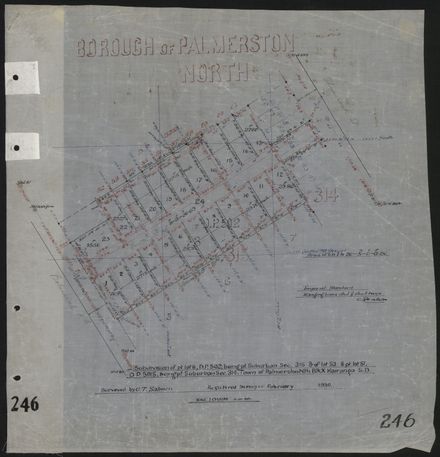Survey Plans (subdivisions) 1902 - 1939