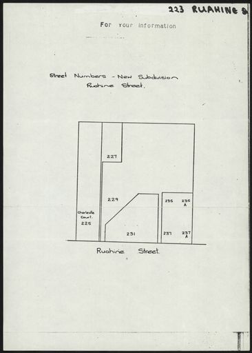 Street Renumbering Guide: Page 236