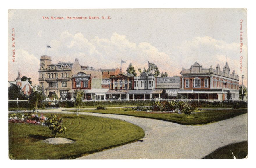 Postcard - The Square, Palmerston North