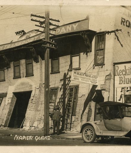 Zenith Transport Company after Napier Earthquake