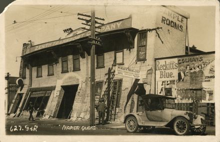 Zenith Transport Company after Napier Earthquake