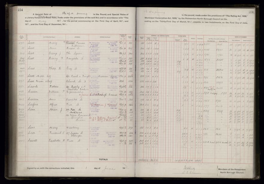 Rate book, 1911-1912 - 2021Pa_PNCC2-23-2-V19_034000-0117