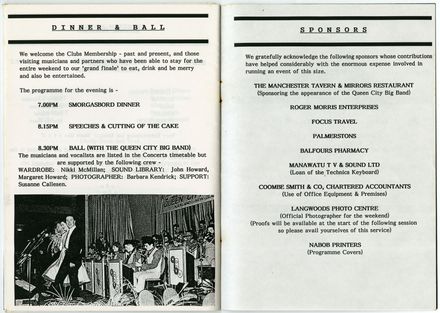 Manawatū Jazz Festival Program, 1992