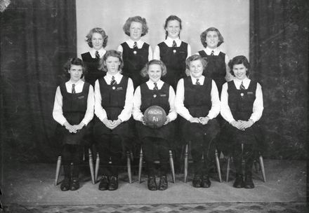 'A1' Basketball Team, Palmerston North Girls High School