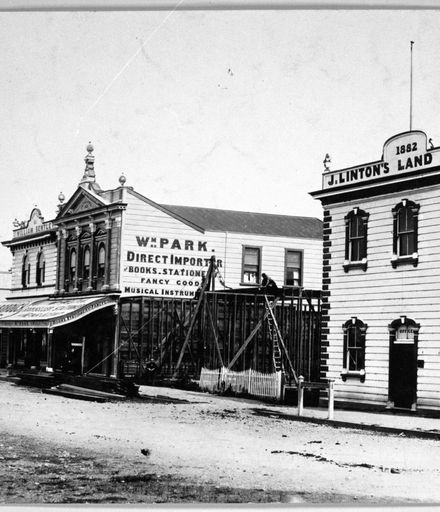 Construction of R Leary's Chemist, The Square