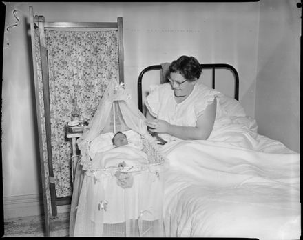 "Christmas Day Present" New Baby and Happy Mother