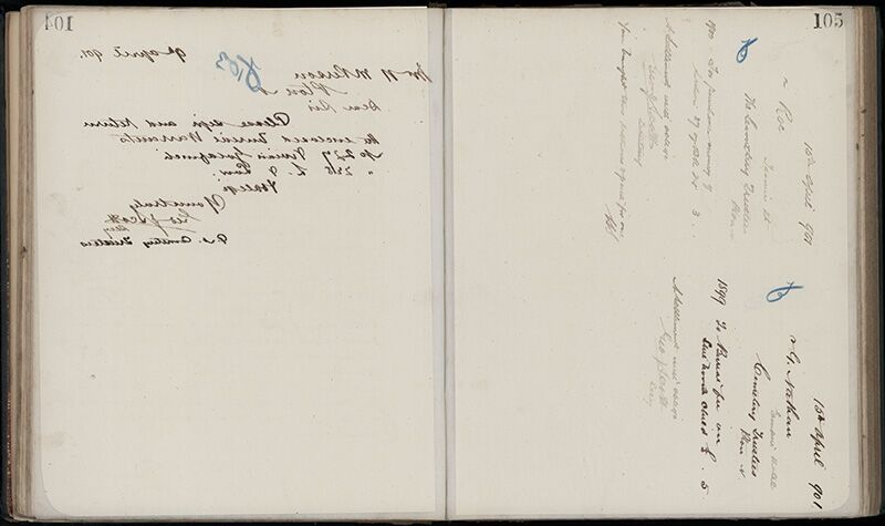 Outwards Correspondence of the Palmerston North Cemetery Trustees, 1898 -1902 132