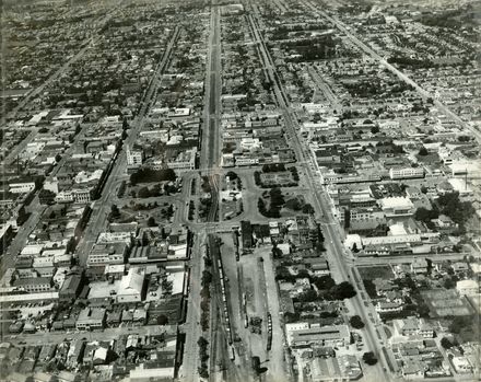 Aerial view of central Palmerston North