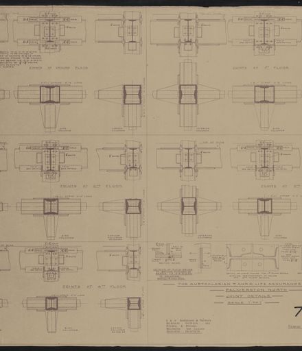 Architectural Plans of T&G Building, Palmerston North 7