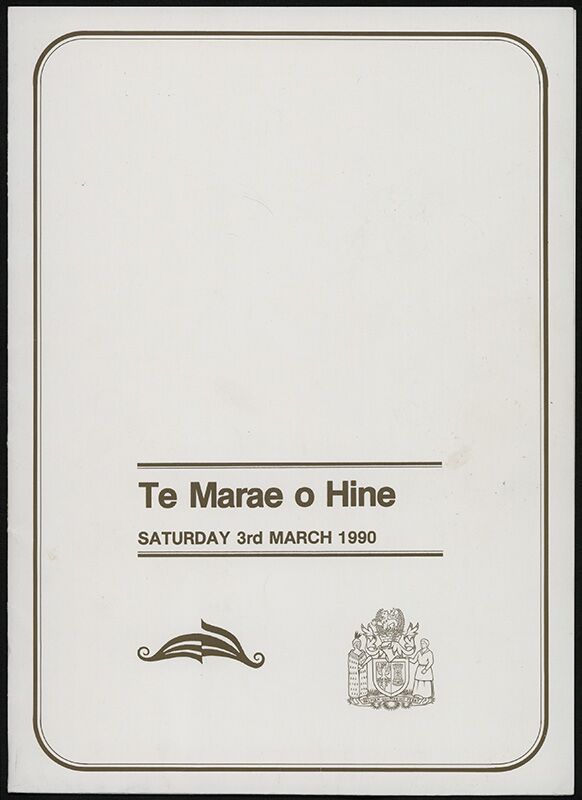Programme for Gathering in Te Marae O Hine - Resource cover image