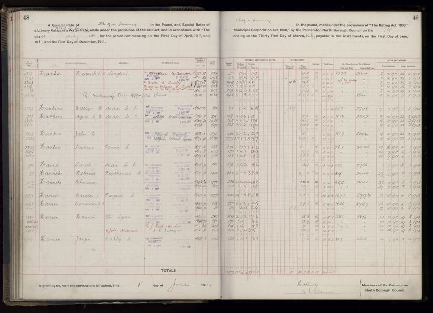 Rate book, 1911-1912 - 2021Pa_PNCC2-23-2-V19_034000-0051