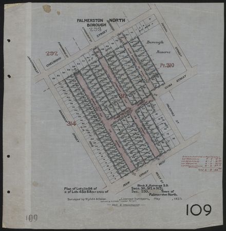 Survey Plans (subdivisions) 1902 - 1939