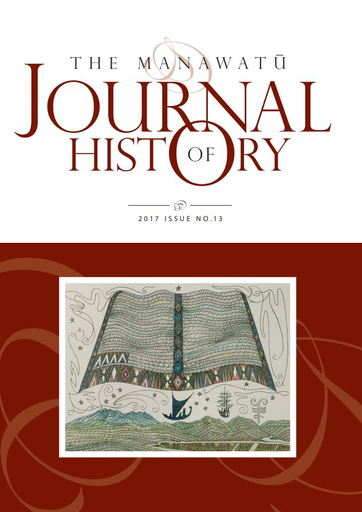 The Manawatū Journal of History: Issue 13