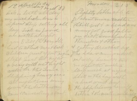 Shipboard diary p10