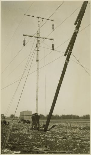 Working on Power Pole on the Mangahao Line near Masterton - Resource cover image