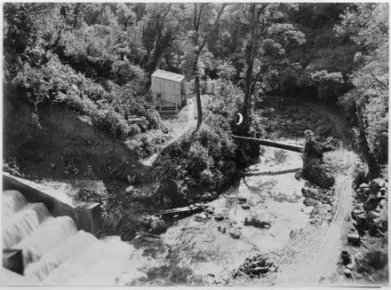 Looking Downstream from the Turitea Dam