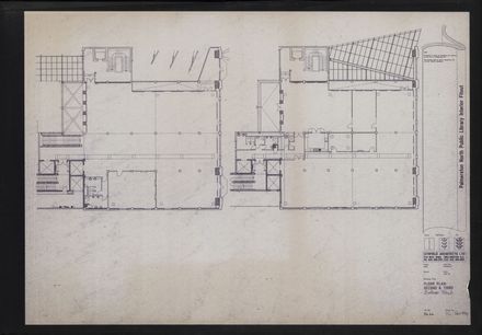 Architectural Plans of the redevelopment of the C M Ross building into the Palmerston North City Library 5