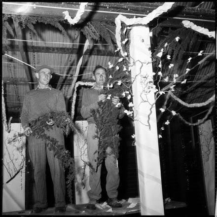 "Preparing for Woolshed Banquet"