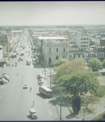 View of The Square from Hopwood Clock Tower - Rangitikei Street