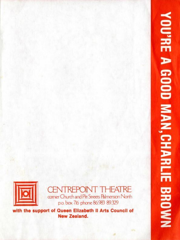 You're a Good Man Charlie Brown - Centrepoint Theatre programme - Resource cover image